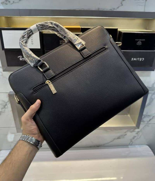 Gucc i Black MonograM LuXury Classic Laptop Bag