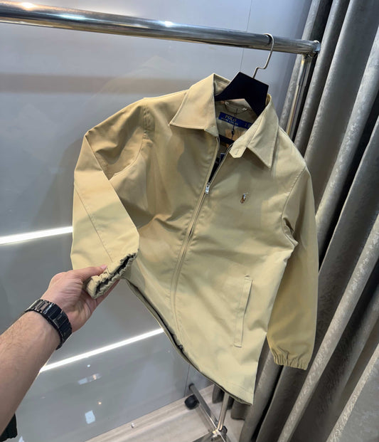 Ralph Lauren Light Beige Imported Bomber Jacket