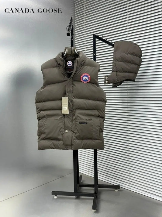 Canad a Goose Grey Imported Puffer Jacket