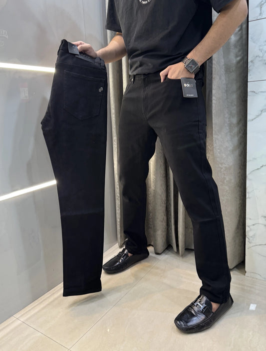Hugo Bos s Jet Black Premium Classic Denim