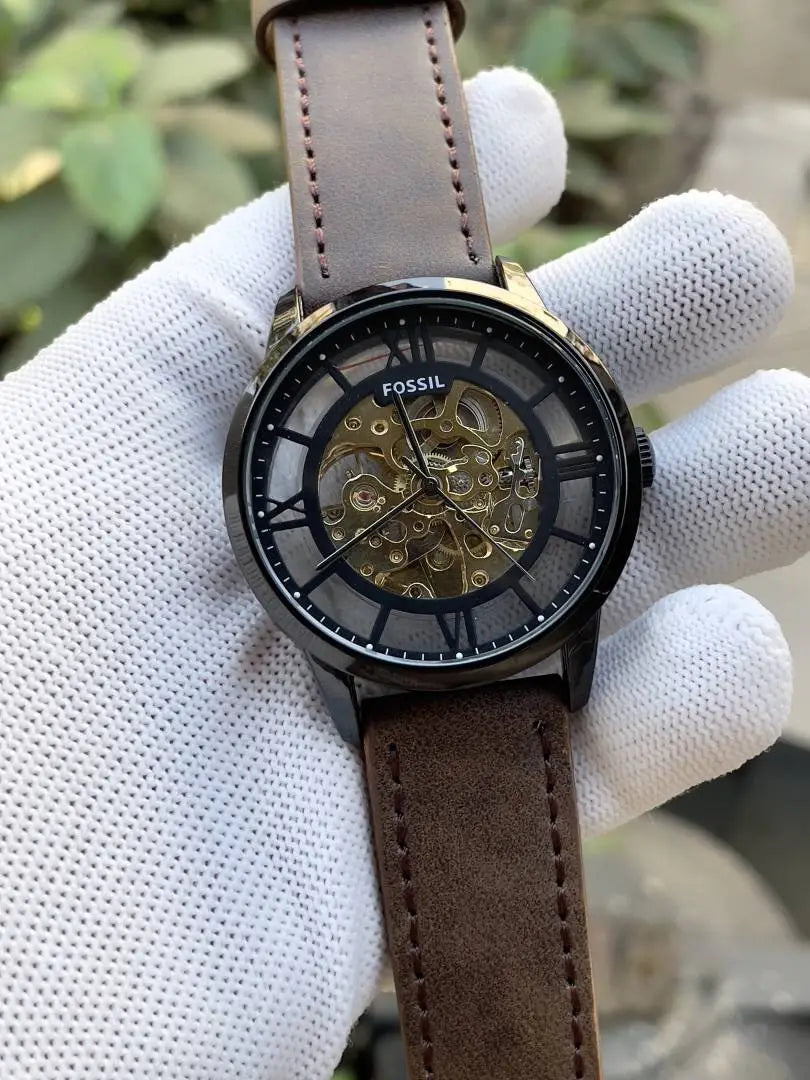 fossi_l townsman leather automatic brown