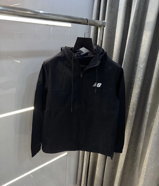 new Balance All Black Imported Premium Windbreaker Jacket