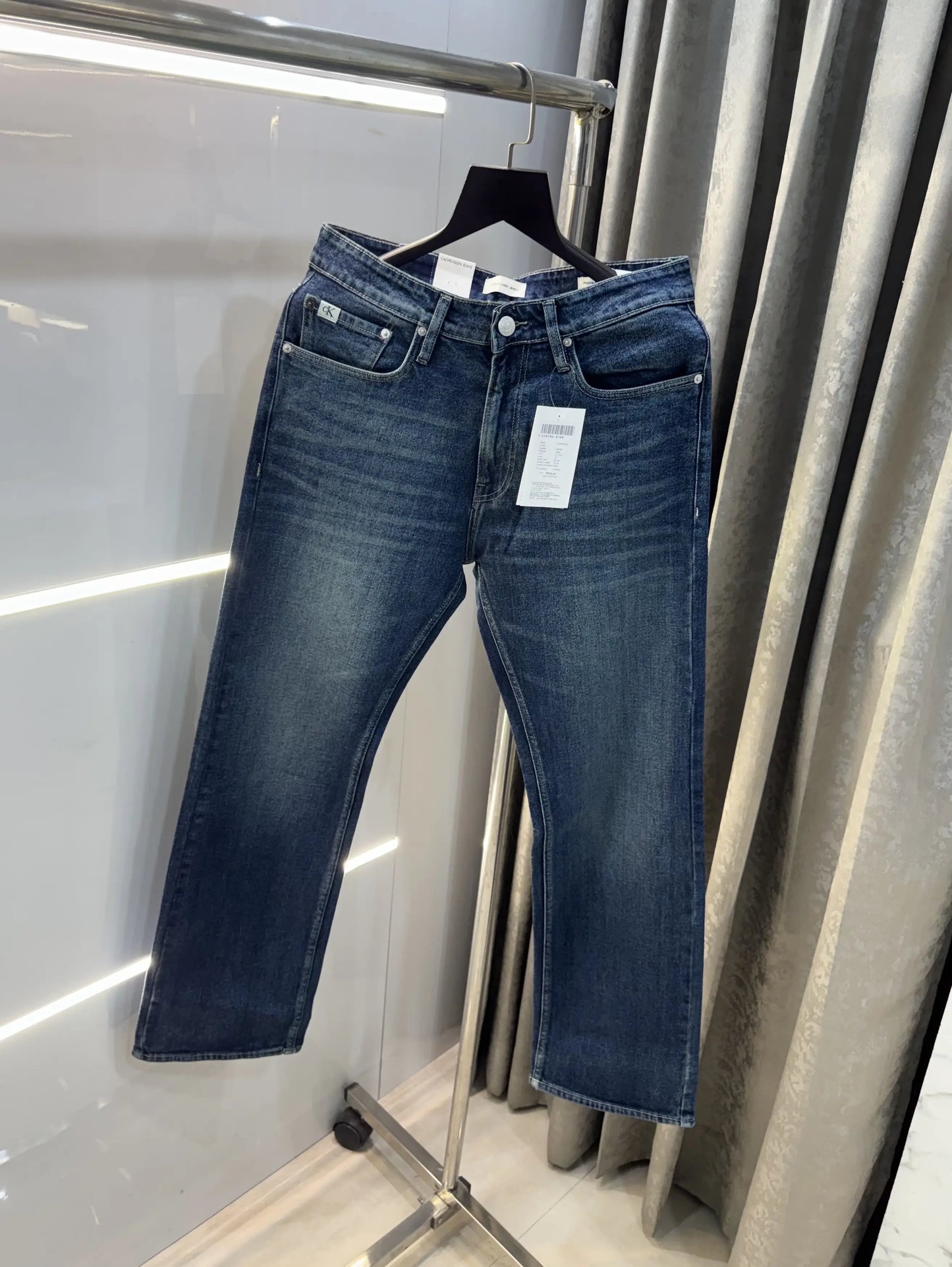 Calvin Klein Dark Greenish Imported Hyperflex Denim