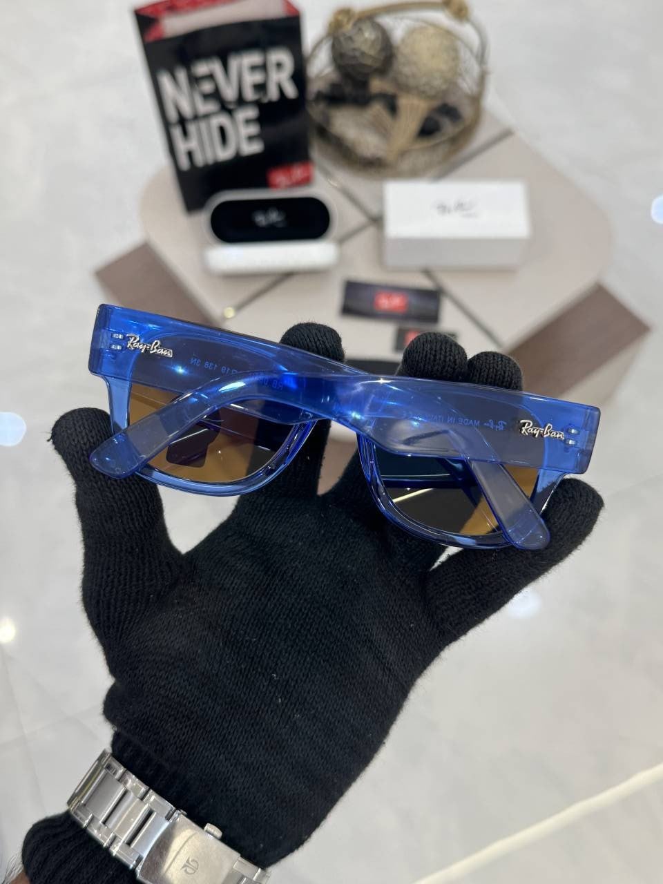 Rayban_840_Blue_Brown_Mega_Brown