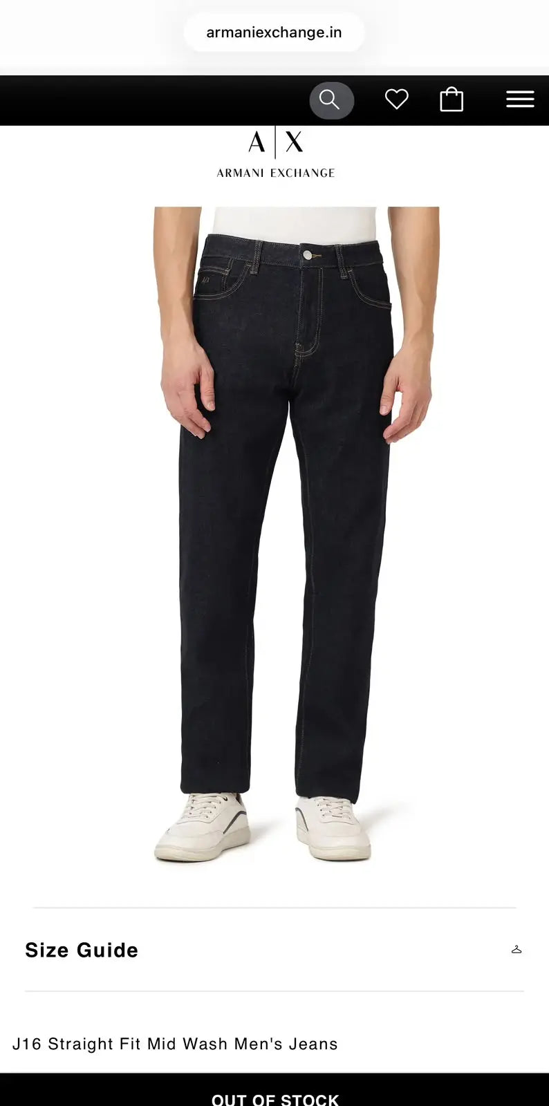 Arman i Exchange Dark Blue Imported Hyperflex Denim