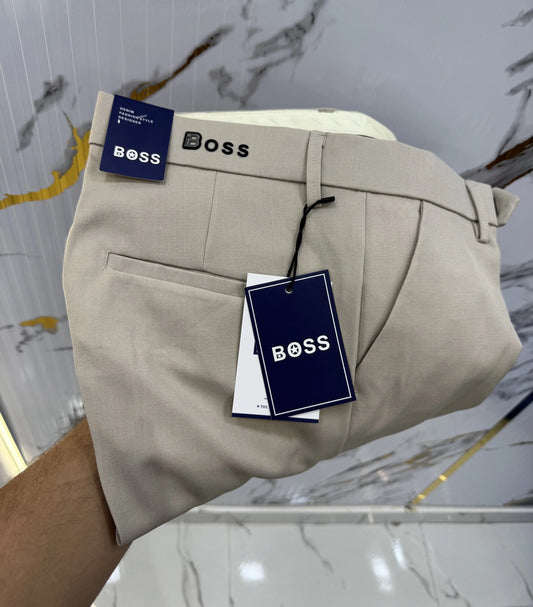Hugo Boss Cream Imported Korean Trouser