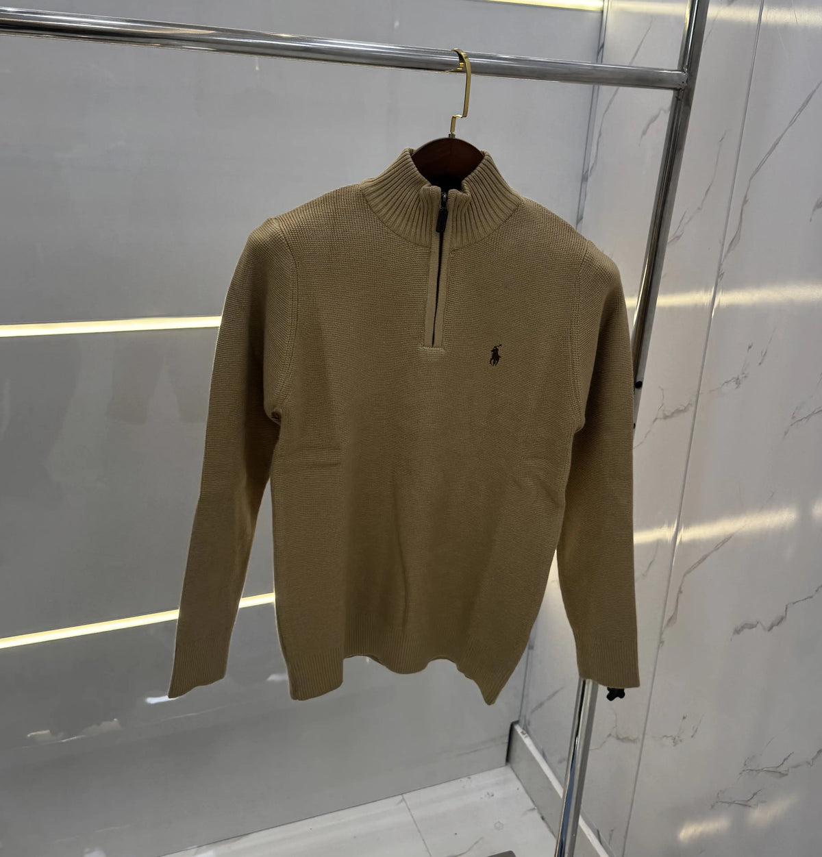 Ralph Lauren Beige Imported Knitted Pull Over