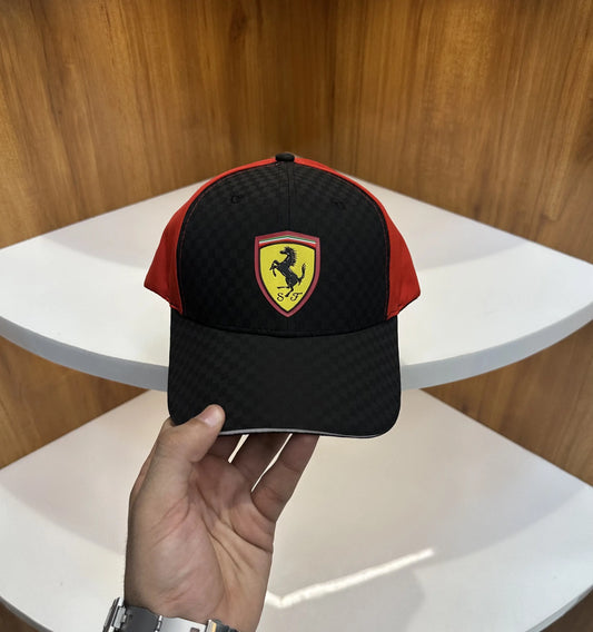Ferrar i Premium Imported Cap Black Red f20