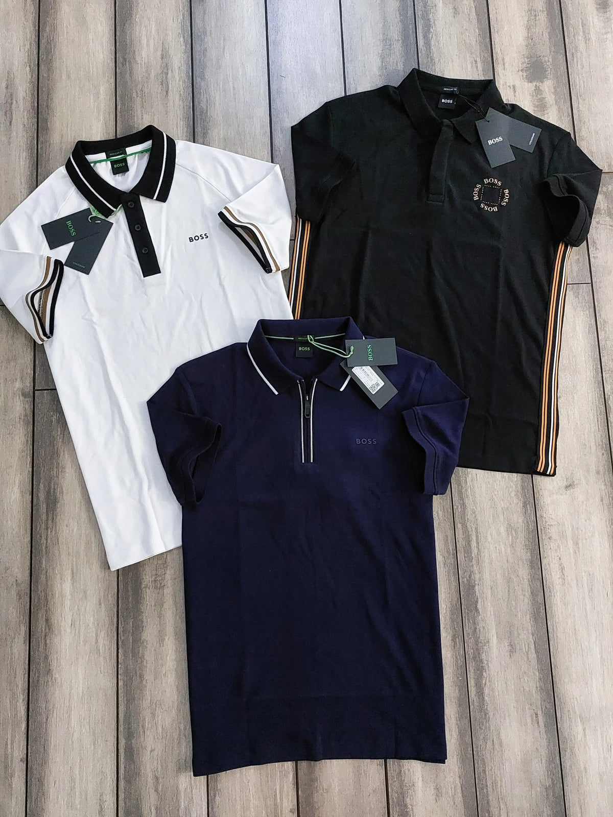 Hug o Bos s Navy Blue Logo Work Premium Polo T-shirt