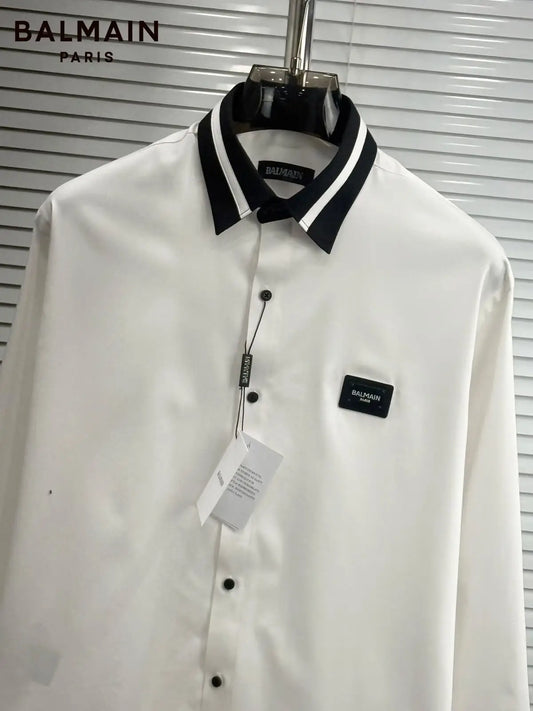 Balmai n Paris Logo Print Premium Shirt With Original Box