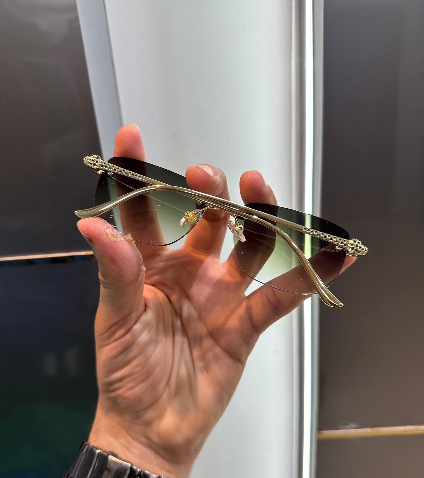 Cartier Gun Green Karan Aujla Edition Luxury Shade With Original Packing