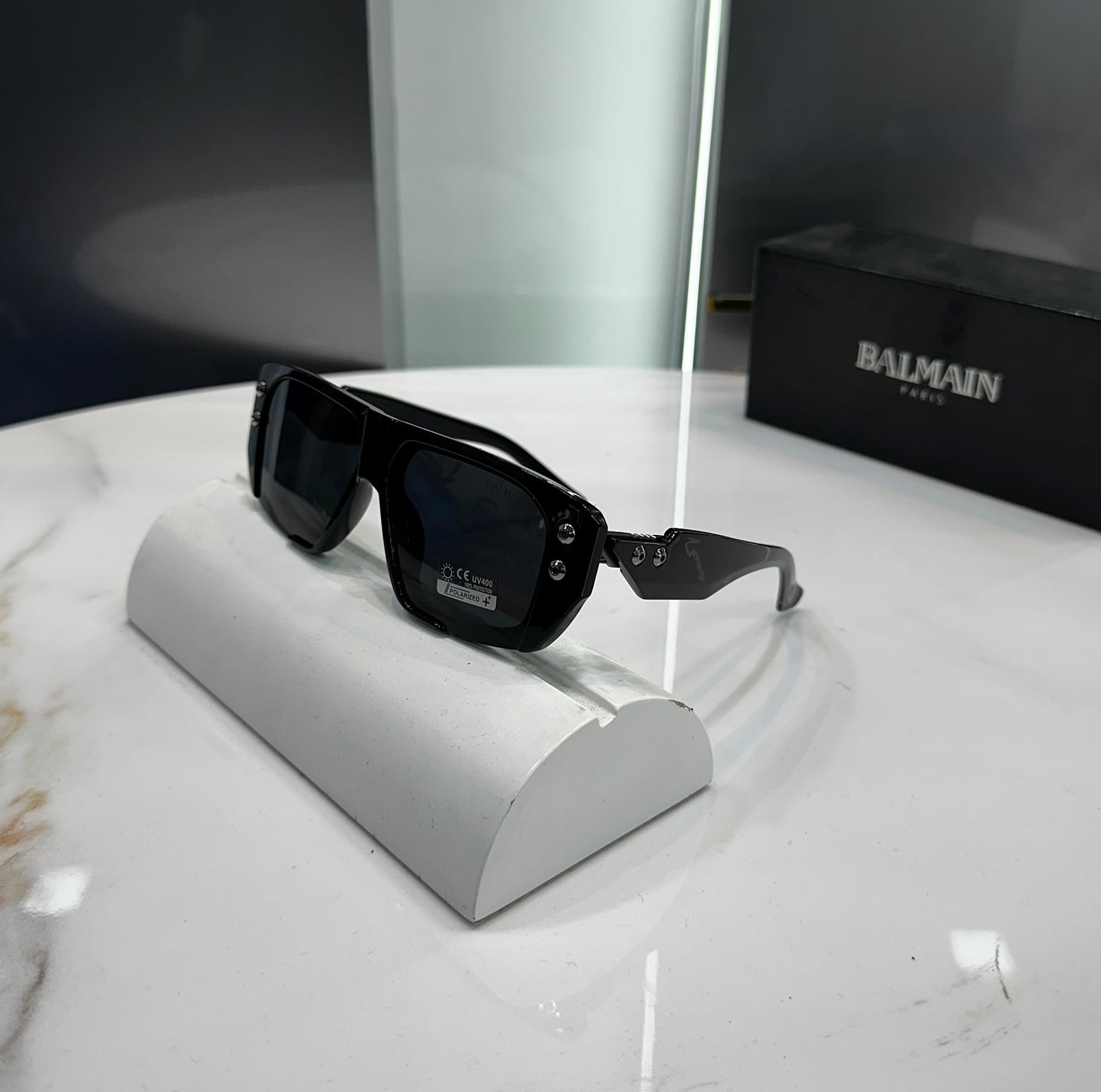 Balmain Paris Black Karan Aujla Edition Luxury Shade With Original Packing