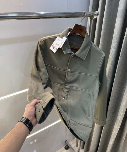 Zar a Green Cord Premium Classic Jacket