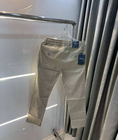 Gant Light Brown Premium Classic Cotton Pant