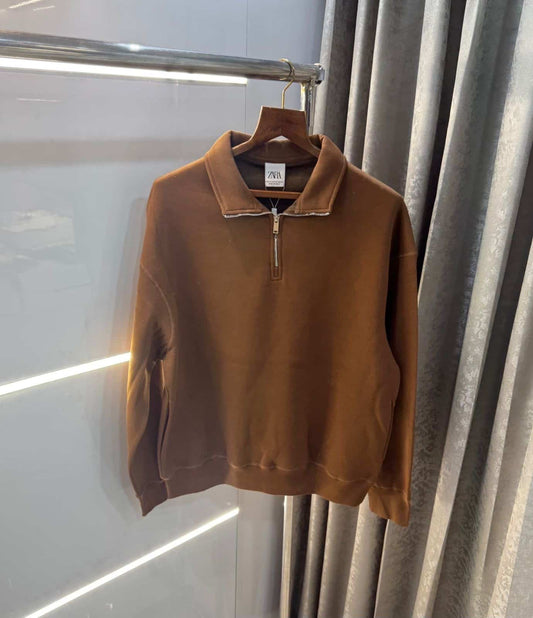 Zar a Brown Premium Classic Sweatshirt