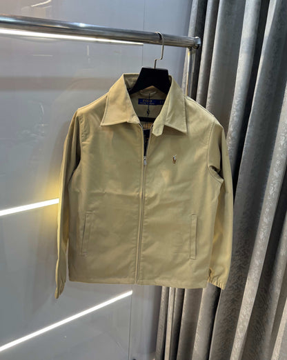 Ralph  Lauren Light Beige Imported Bomber Jacket