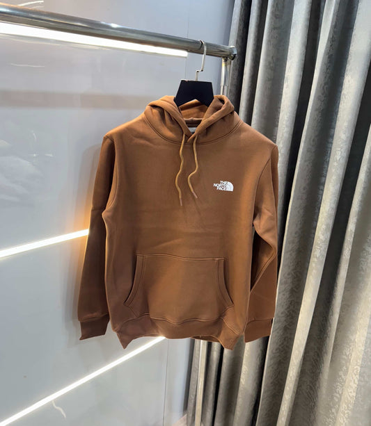The  North Face Brown Printed Imported Hoodie
