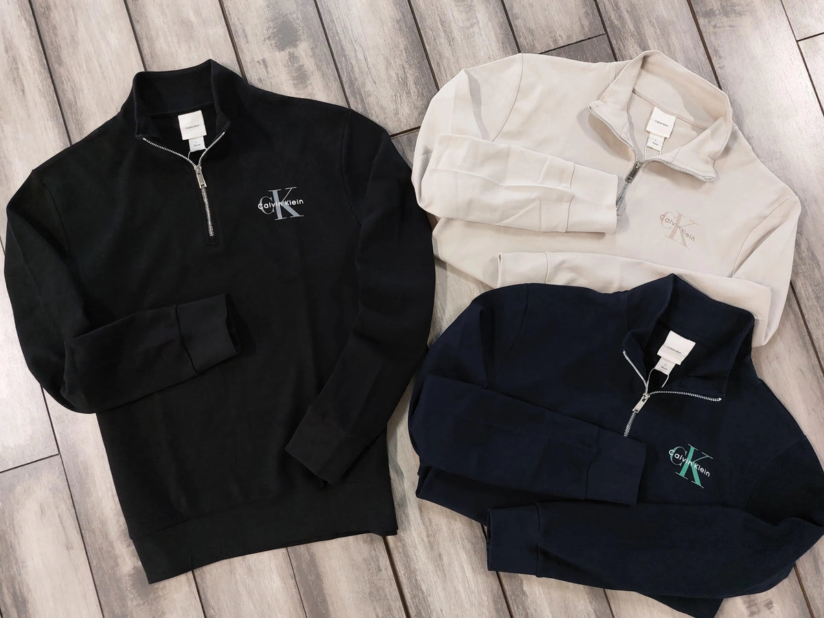 Calvin  Klein Black Zip Premium Sweatshirt