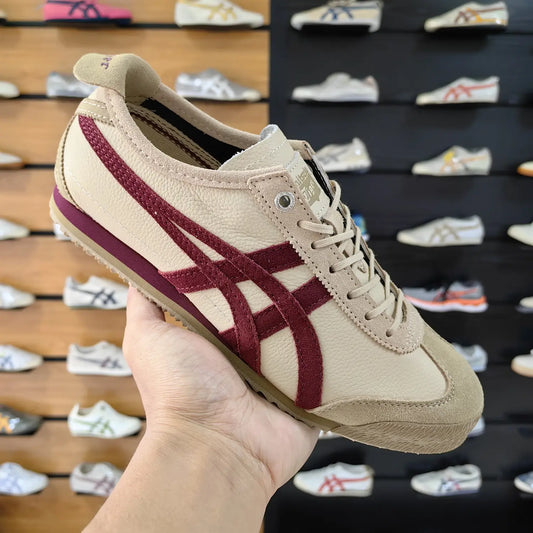 Onitsuka Tiger Mexico 66 SD Sneakers Beige Beet Juice Sneakers For Men