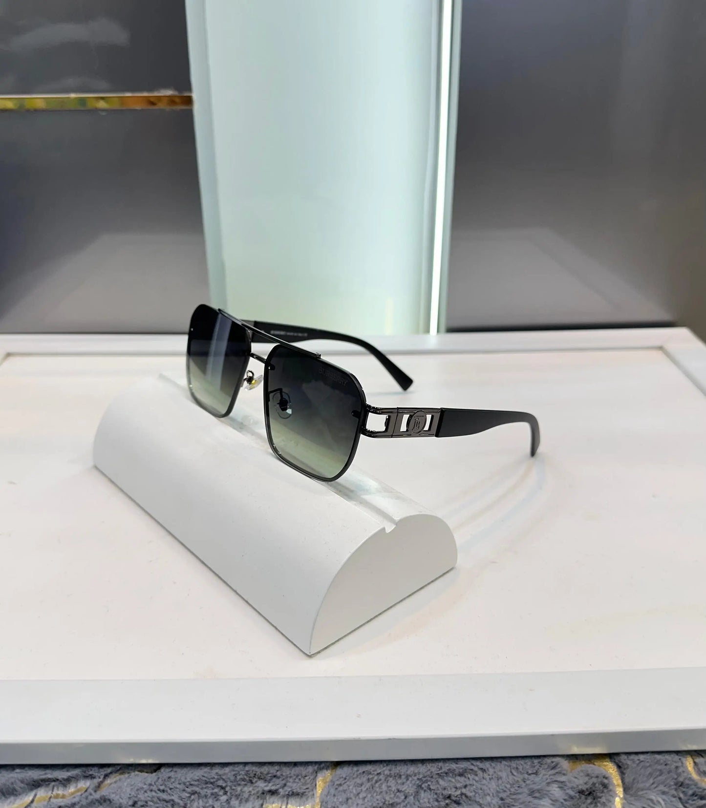 Burberr y Gunmetal Green Premium Shades 3392