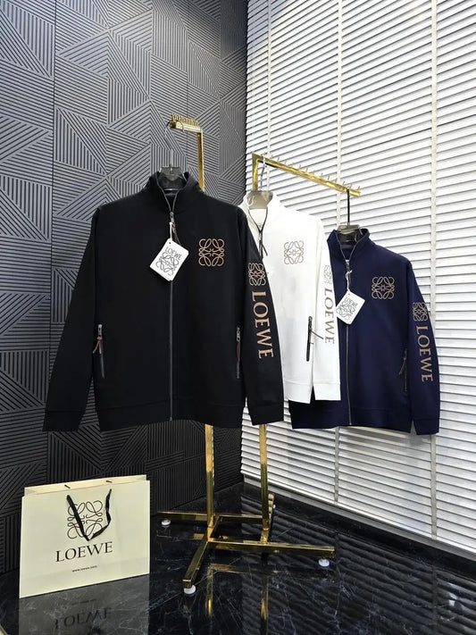 Loewe White Embroidery Logo Imported Tracksuit