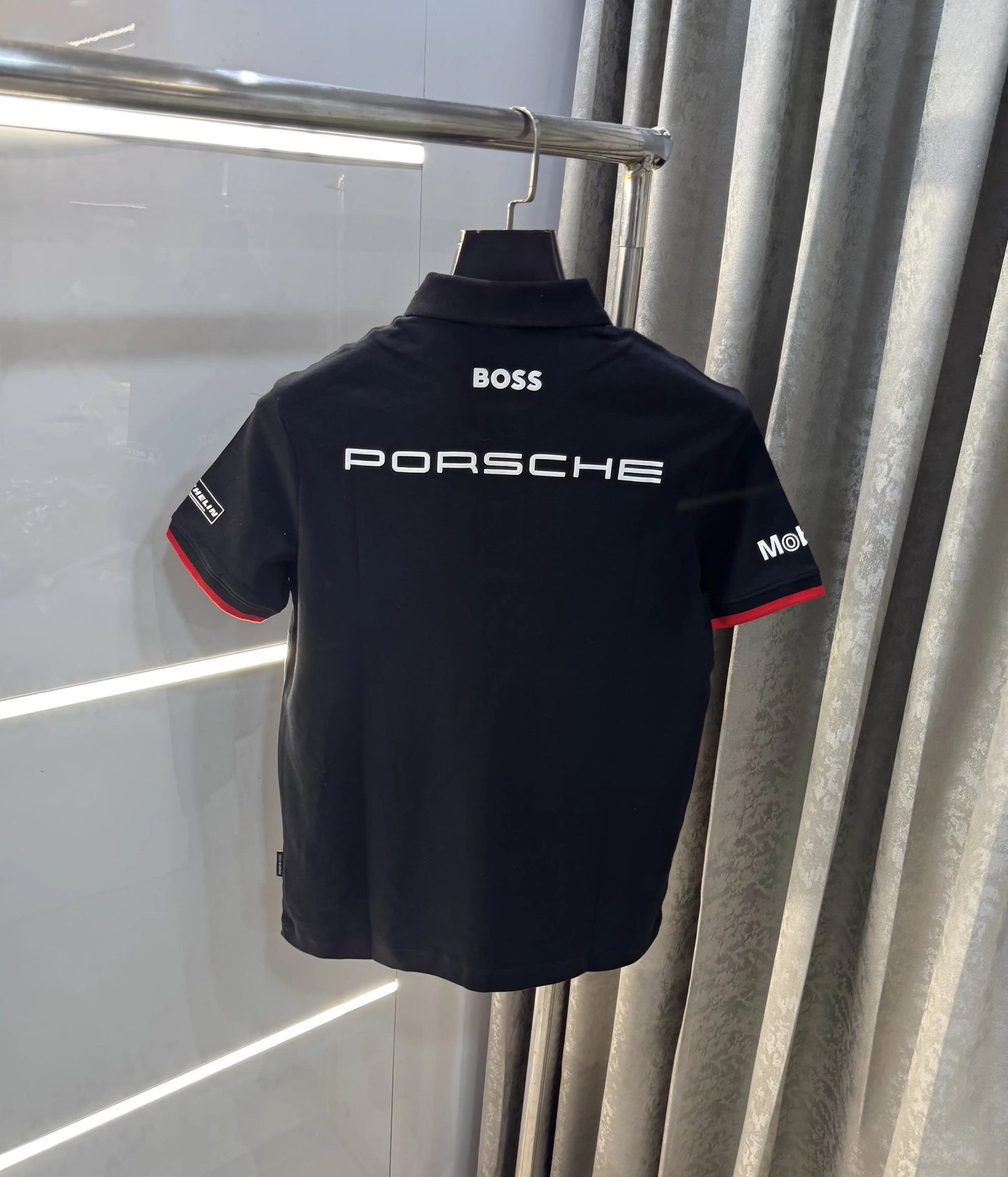 Hugo  Bos s  Black Porche Edition Premium Polo T-shirt