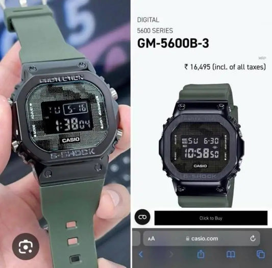 Casio Gshock GM 5600 series