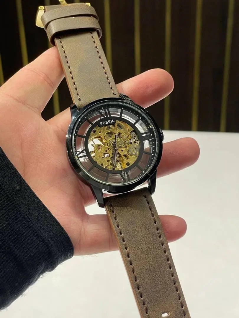 fossi_l townsman leather automatic brown