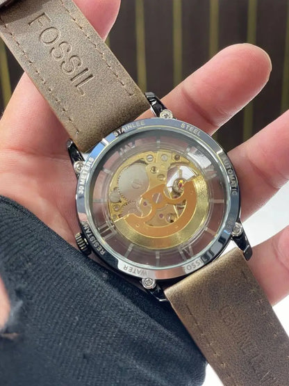 fossi_l townsman leather automatic brown