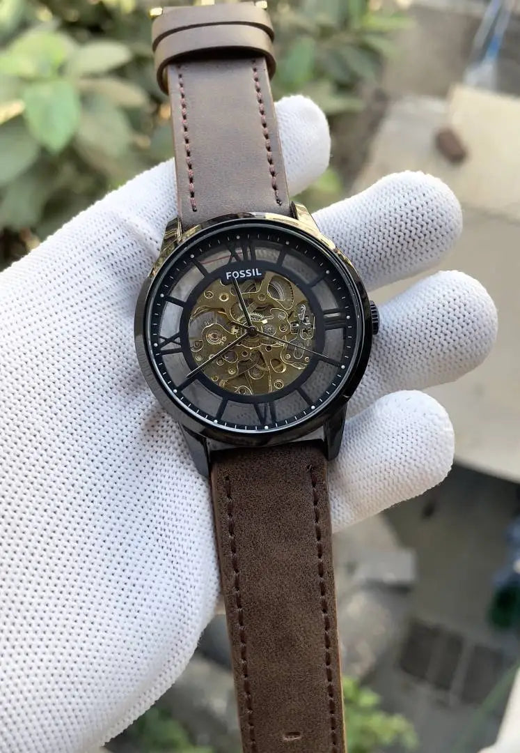 fossi_l townsman leather automatic brown