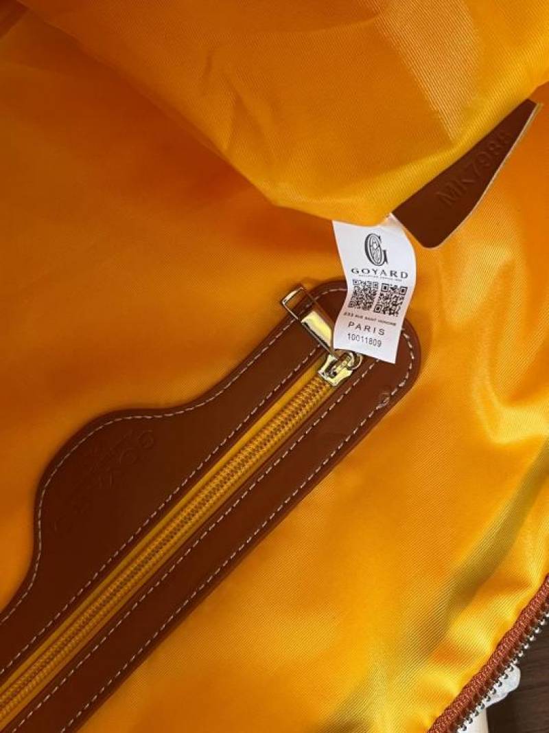 Goyard Bowling 55 Black Tan Bag