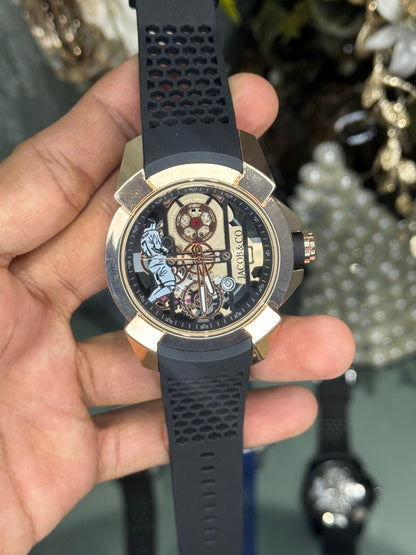 Jacob&Co. Cr7 Copper Black Quartz Premium Watch