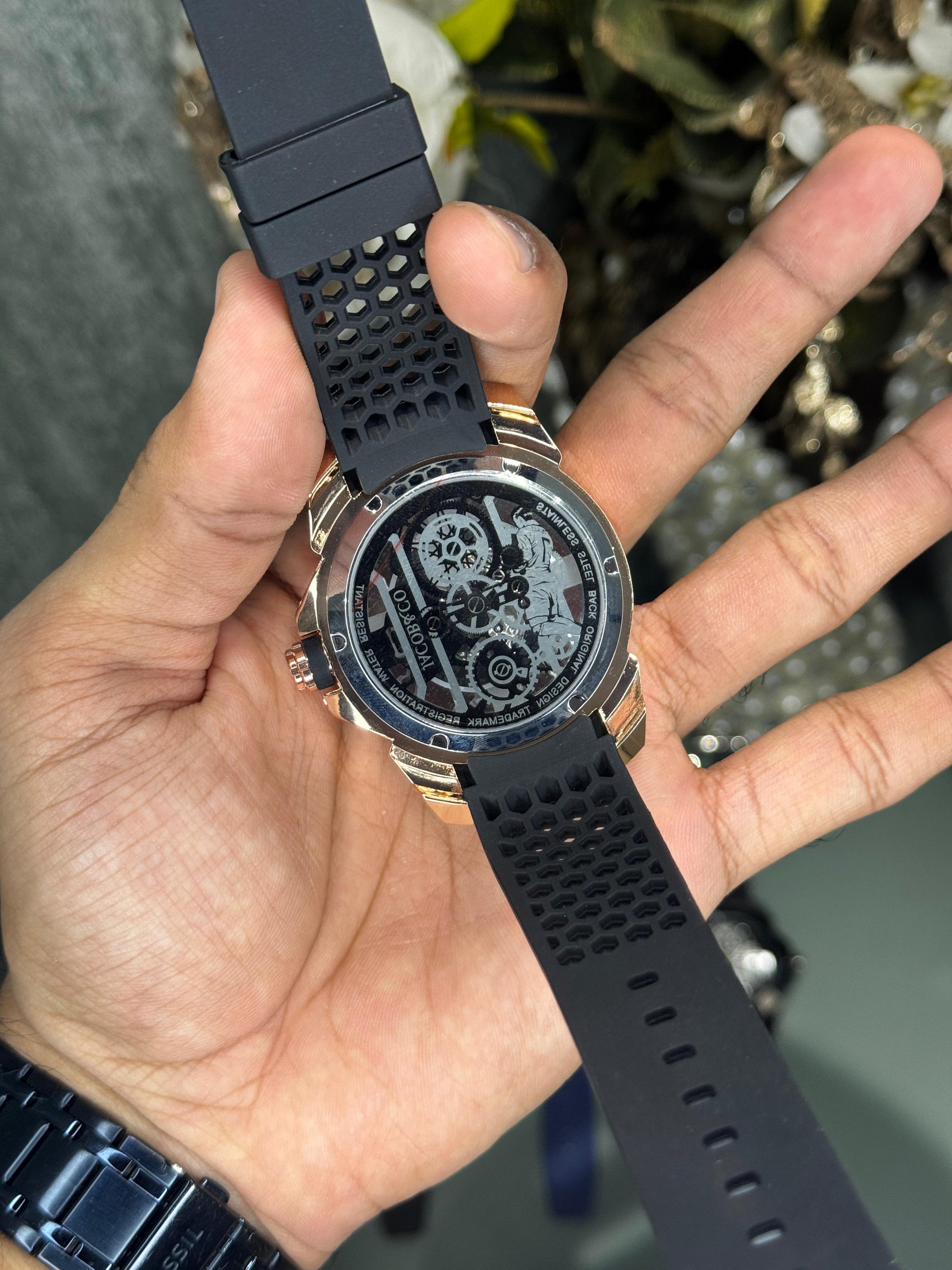 Jacob&Co. Cr7 Copper Black Quartz Premium Watch