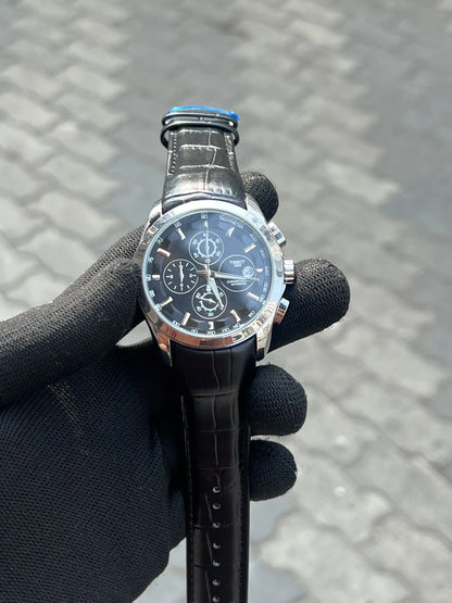 Tissot 1853 Leather Belt Tripple Black