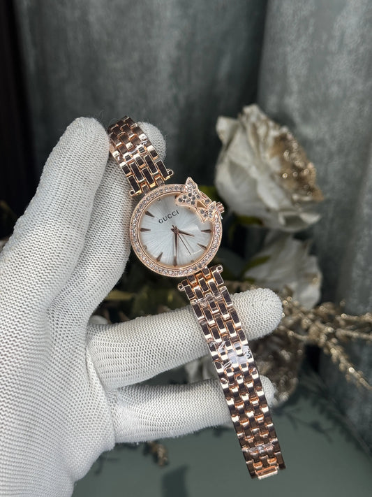 Gucc i Copper White Premium Ladies watch