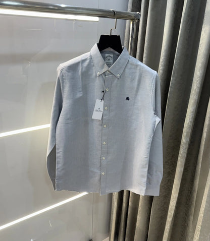 Brooks Brother Grey Oxford Premium Shirt