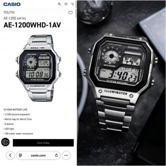 CASIO 1200 Metal body