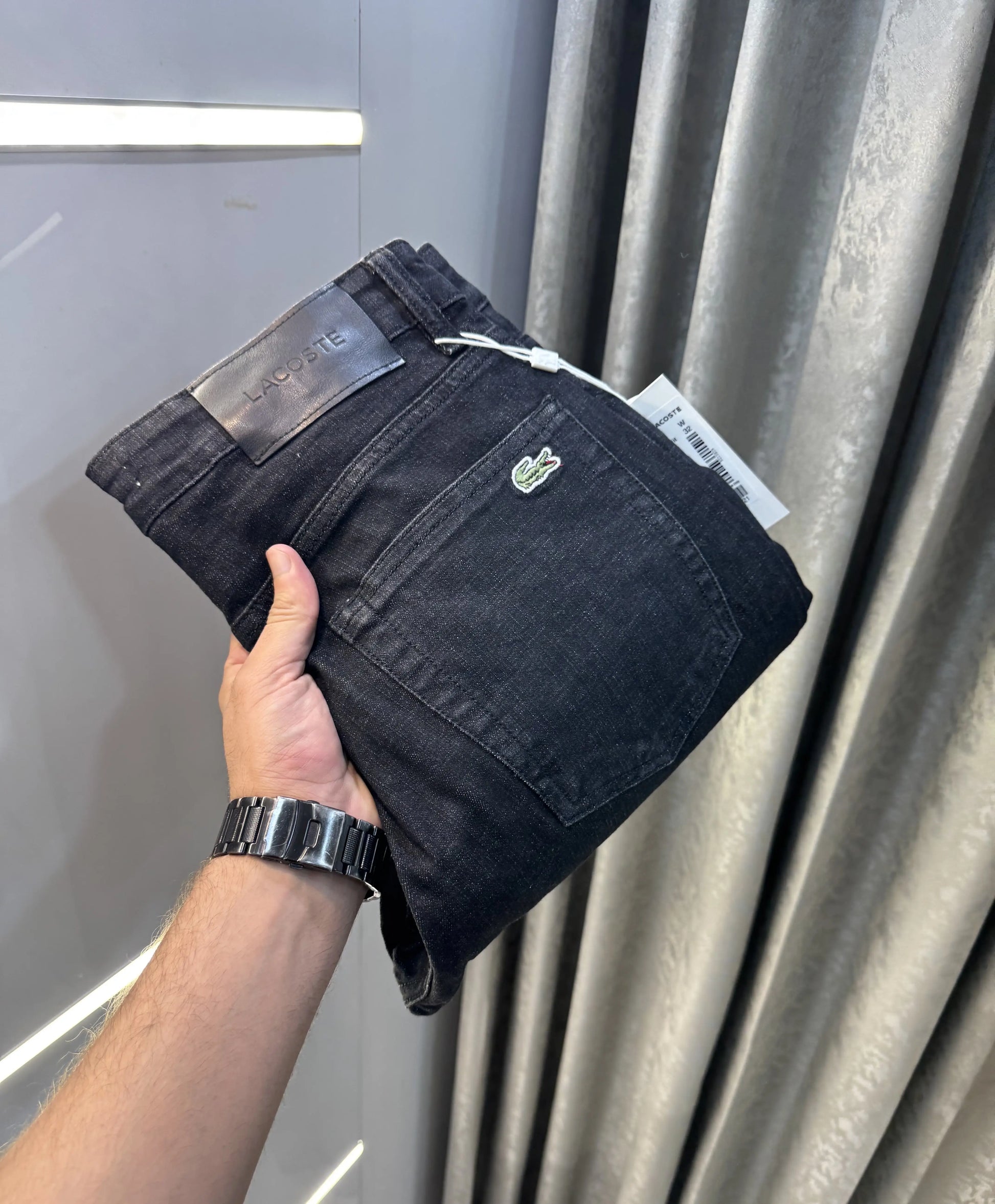 Lacost e Carbon Black Imported Hyperflex.. Denim