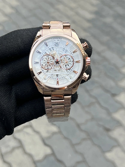 Tag Heuer Eiffel Tower Rose Gold White