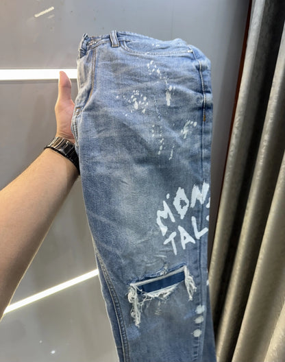 Qasbah Blue Designer Imported Turkey Denim