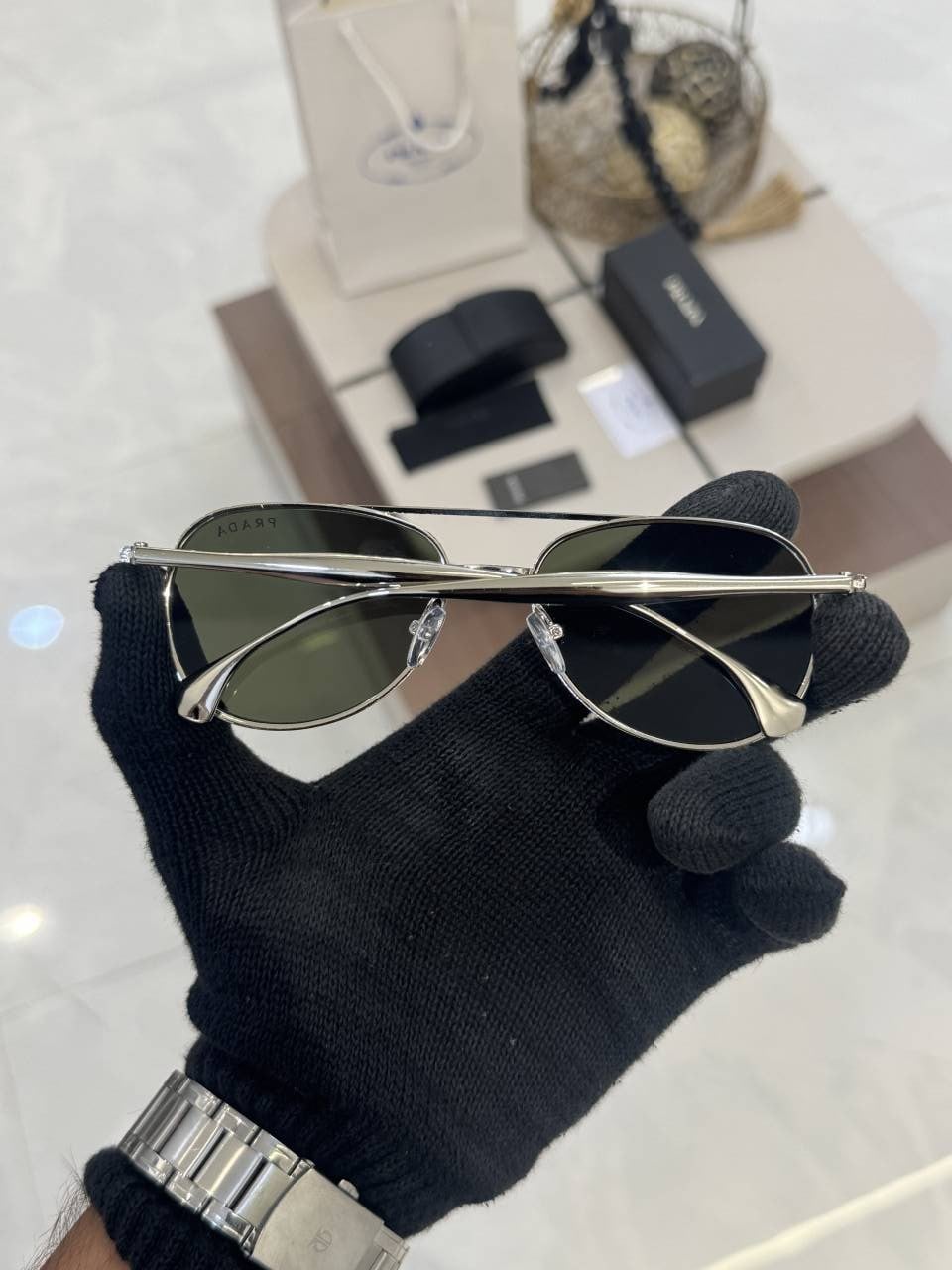 Prada_3219_Silver_Green