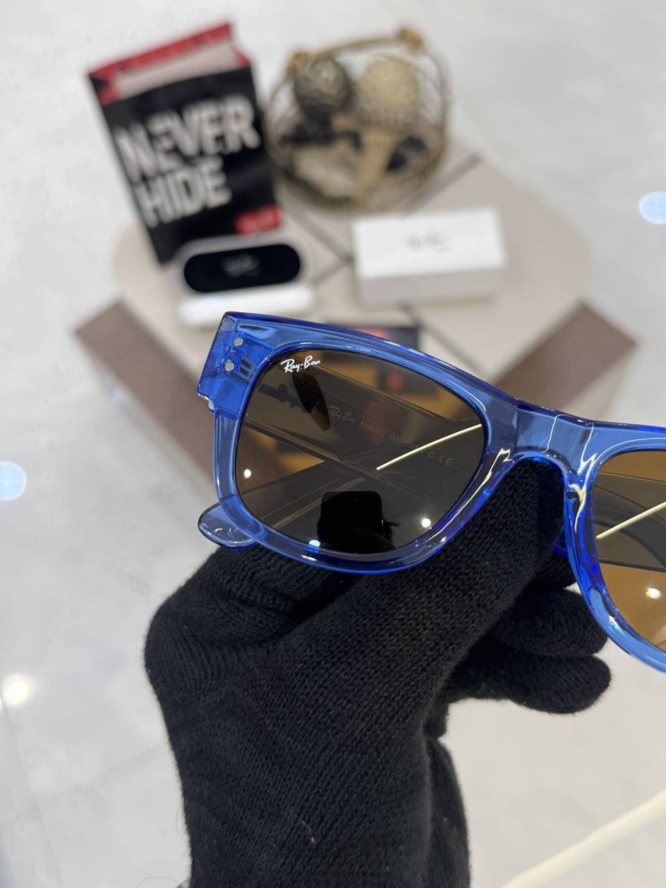 Rayban_840_Blue_Brown_Mega_Brown