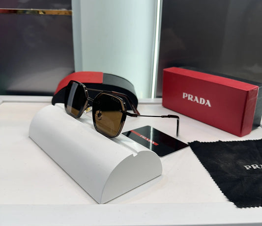 Prad a  All Brown Metal Premium Shades 7787