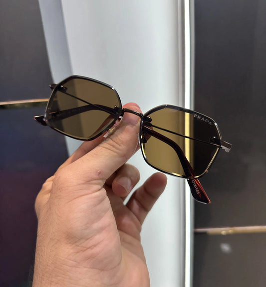Prad a  All Brown Metal Premium Shades 7787
