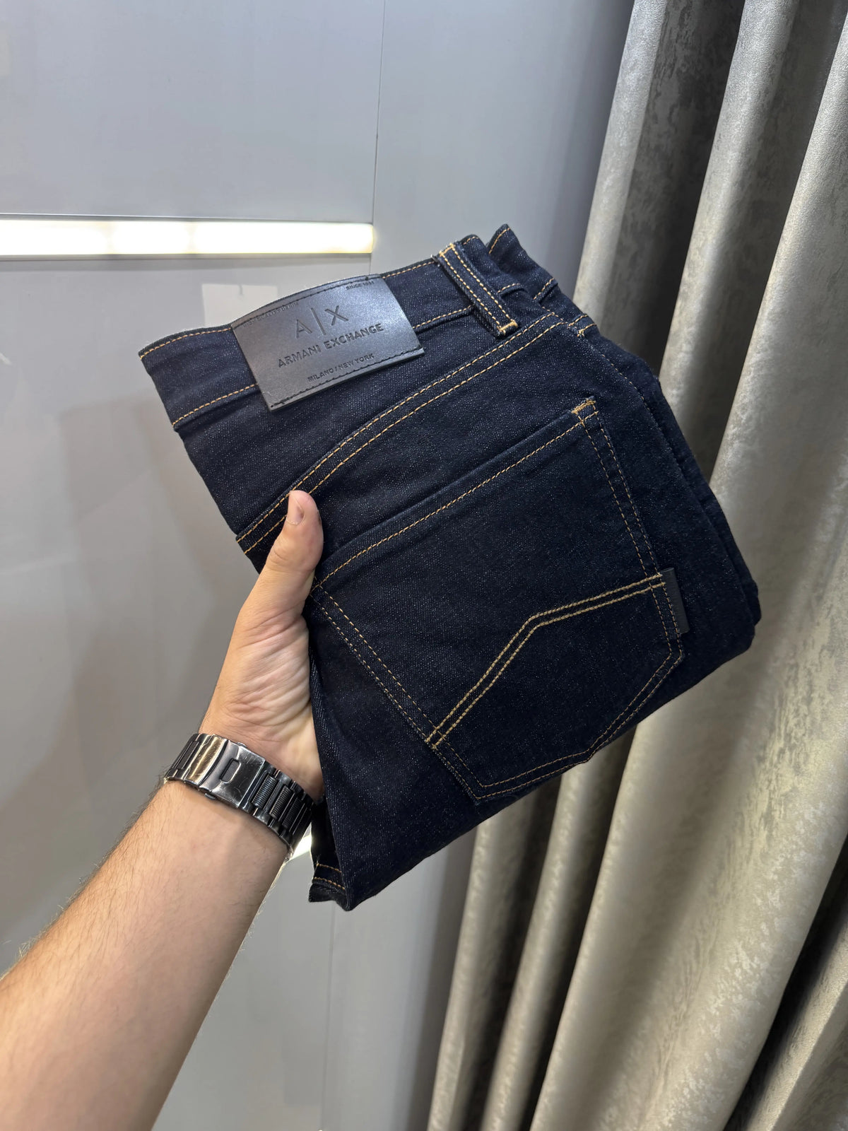 Arman i Exchange Dark Blue Imported Hyperflex Denim