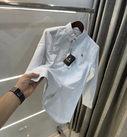 Brooks Brother Grey Oxford Premium Shirt