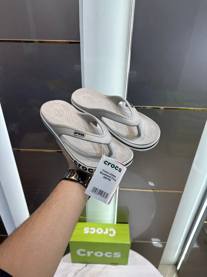 Crocs_Bayaband Grey Slides