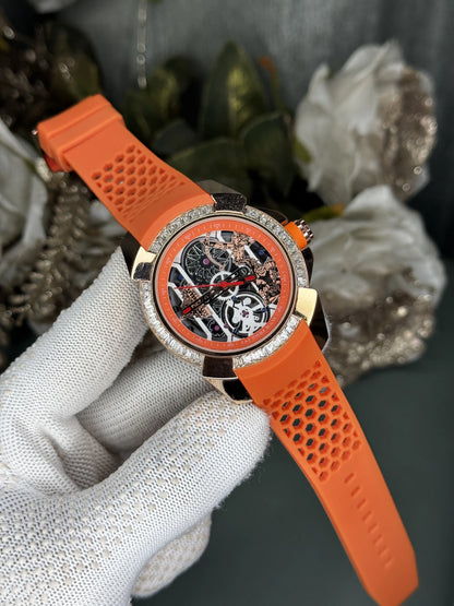 Jacob&Co. Ram Copper Orange Diamond Premium Watch