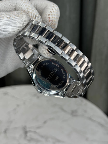 Citizen NJ0191 Silver Brown Premium Quartz Watch