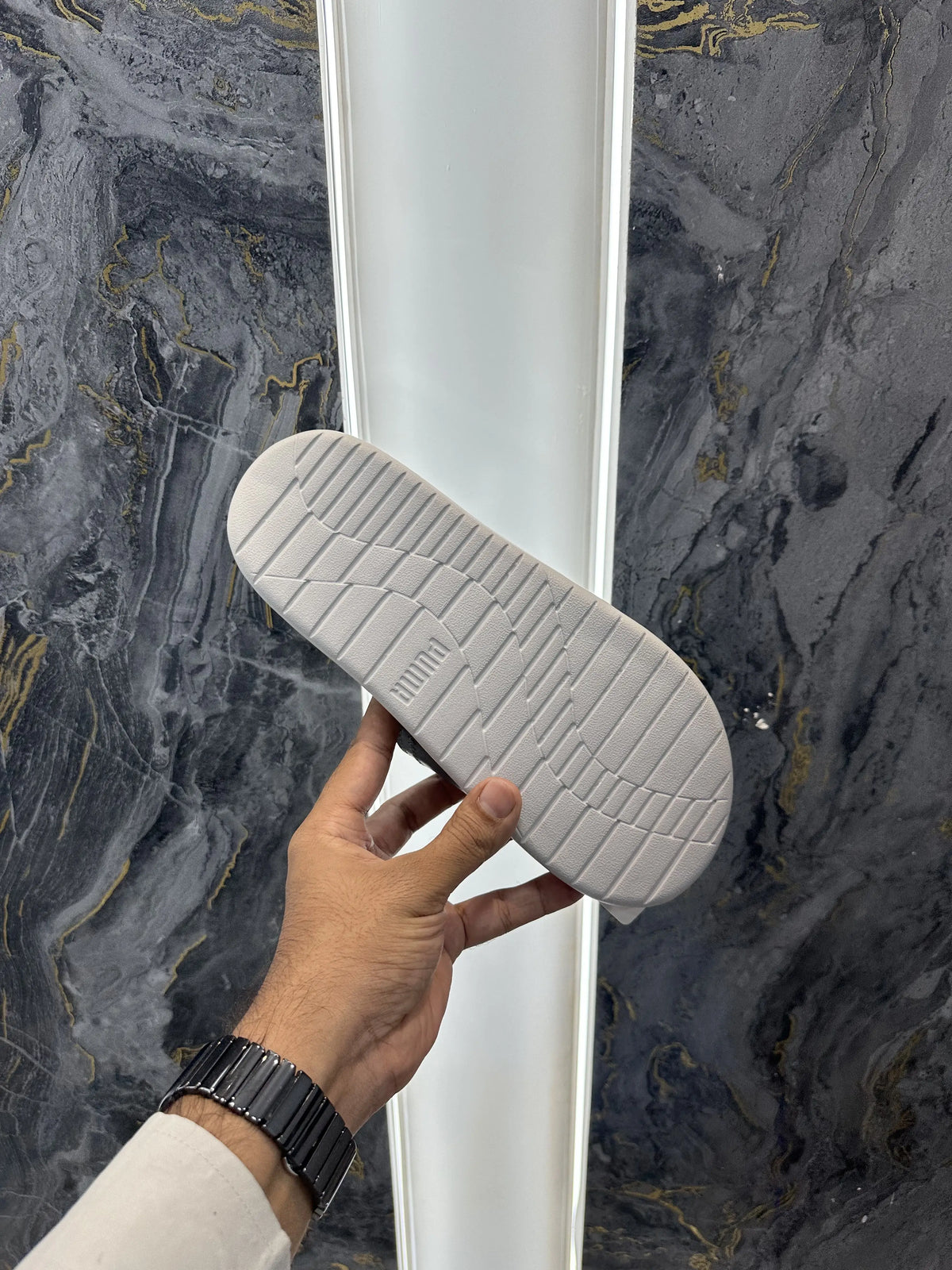 Puma_Mercedes Grey AMG Petronas Soft Comfort Slide